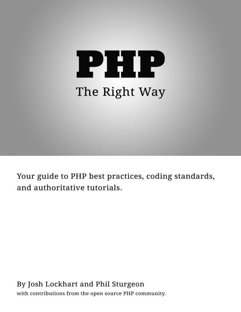 PHP: The Right Way.pdf - Free Download Books